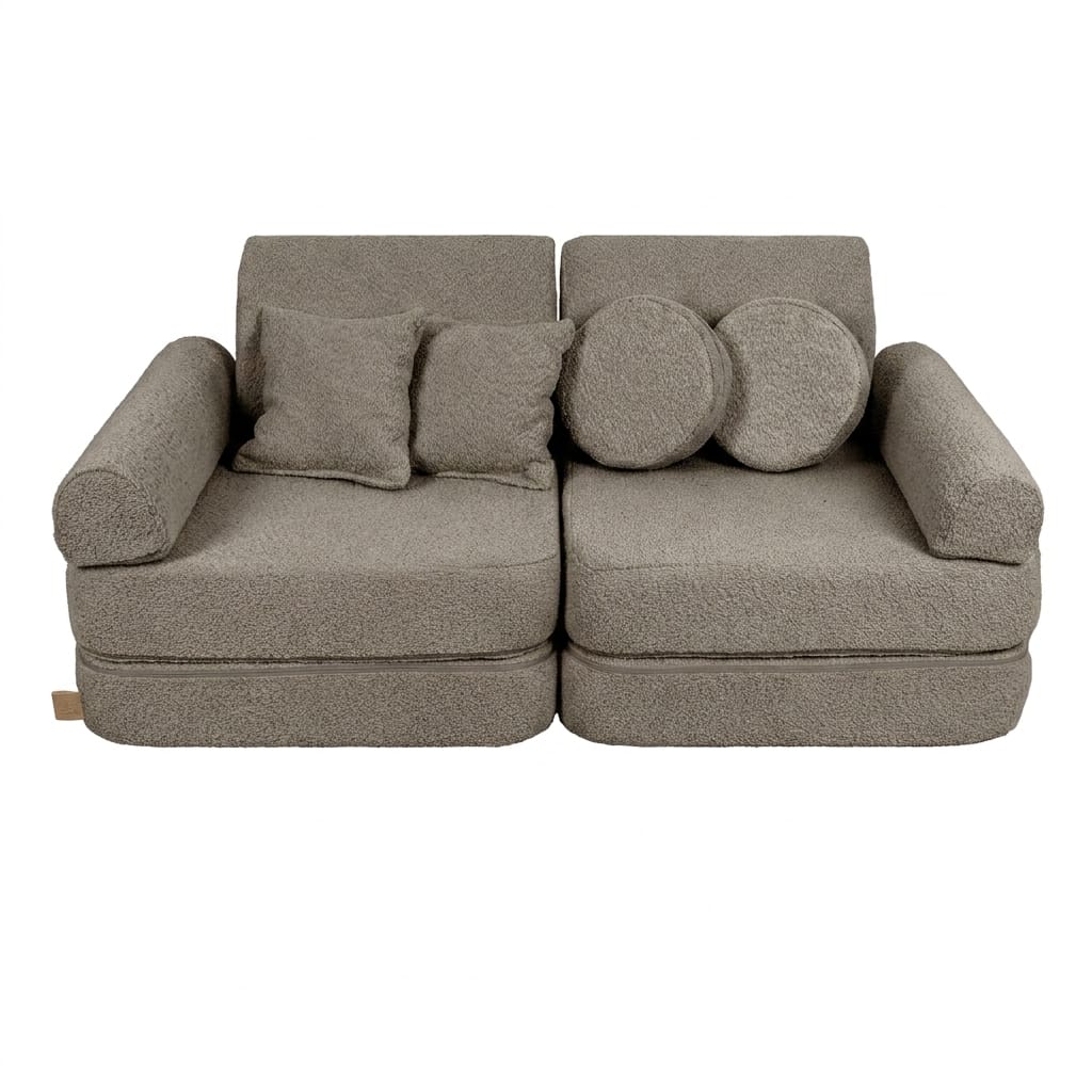Meowbaby Modular Kids Sofa Plus - 10 Pieces | Boucle