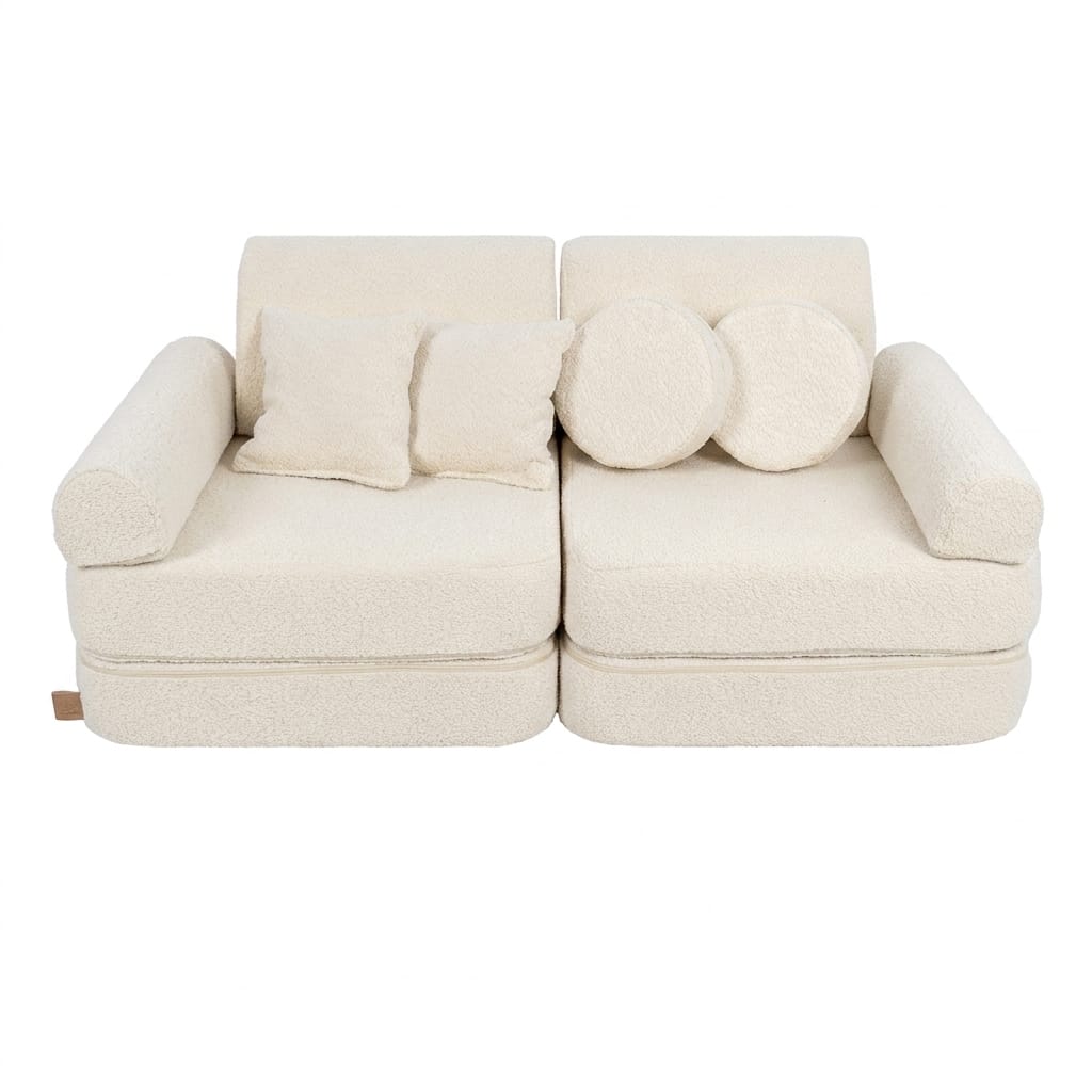 Meowbaby Modular Kids Sofa Plus - 10 Pieces | Boucle