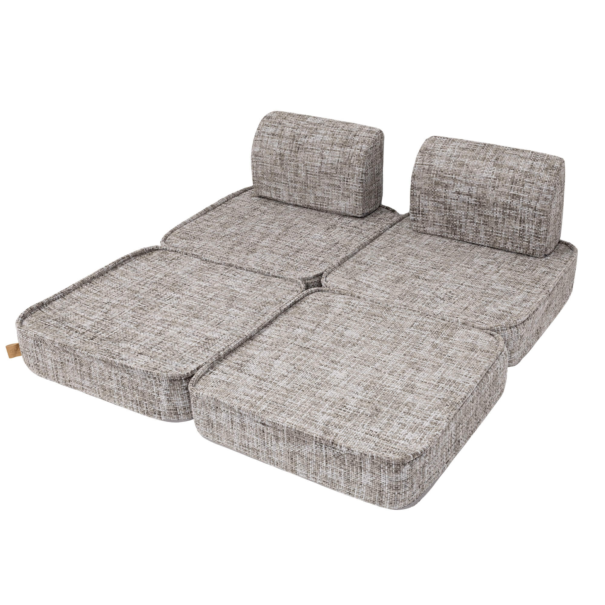 Meowbaby Tangle Sofa Basic – Modular Kids Play Sofa Bed | 4 Pieces
