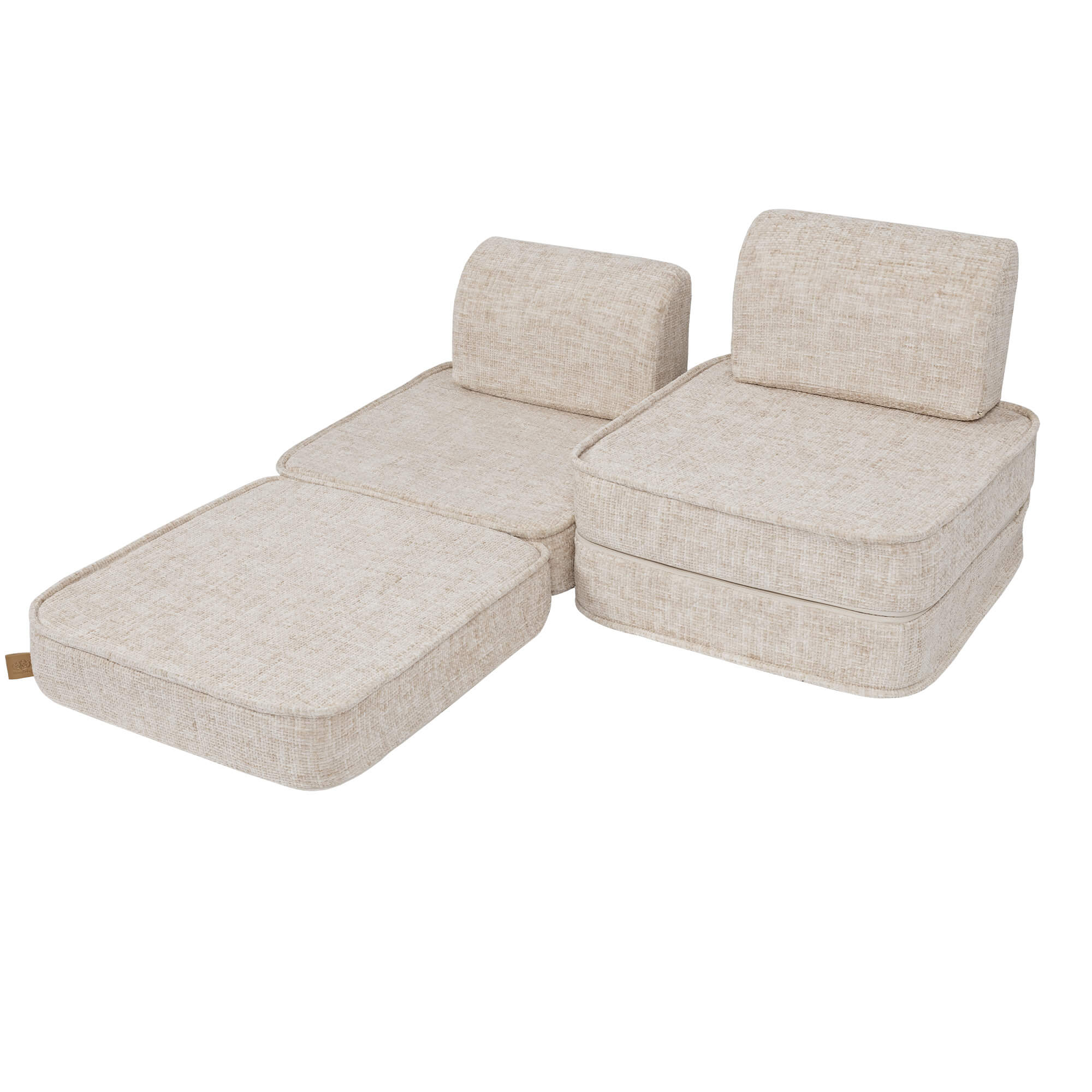 Meowbaby Tangle Sofa Basic – Modular Kids Play Sofa Bed | 4 Pieces