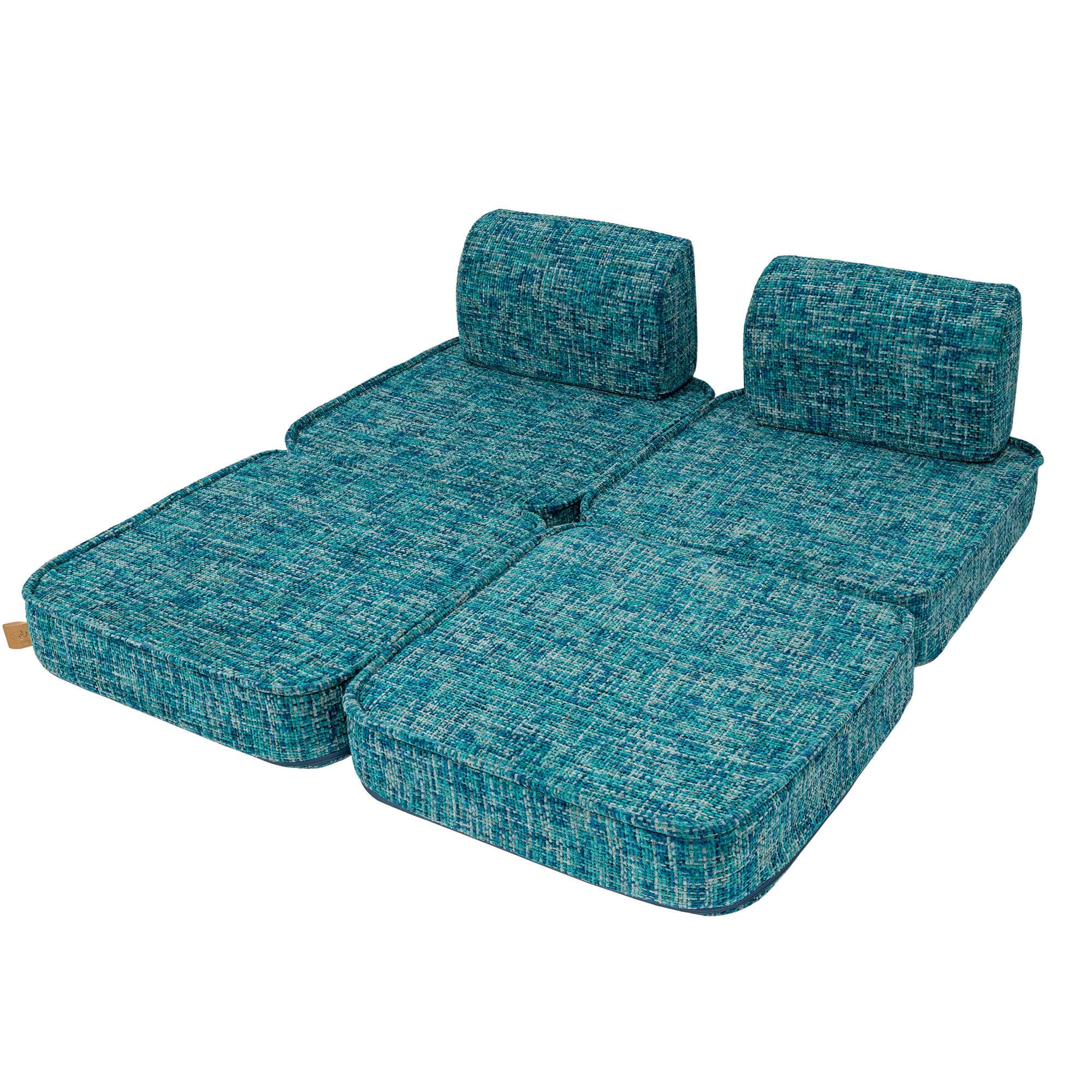 Meowbaby Tangle Sofa Basic – Modular Kids Play Sofa Bed | 4 Pieces