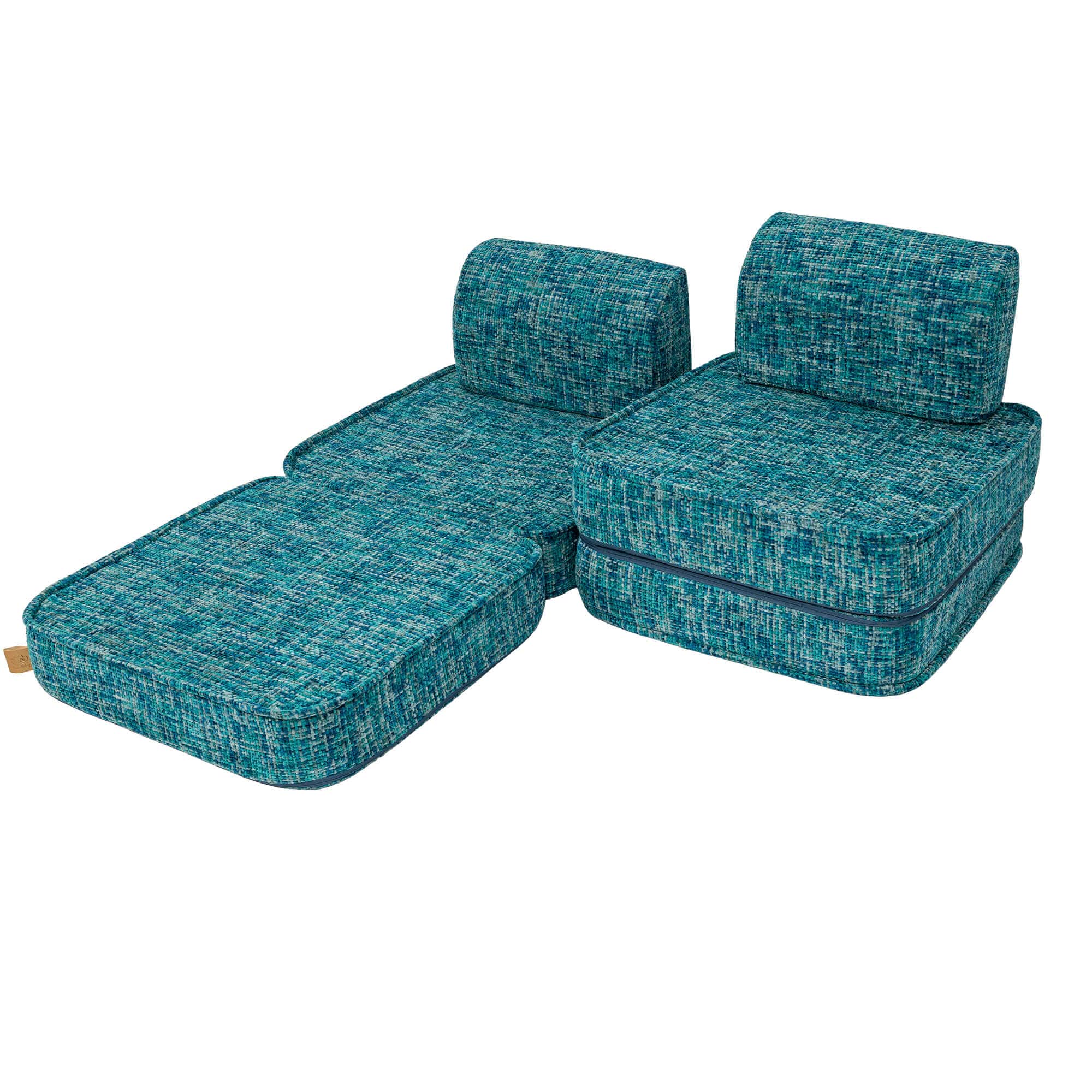 Meowbaby Tangle Sofa Basic – Modular Kids Play Sofa Bed | 4 Pieces