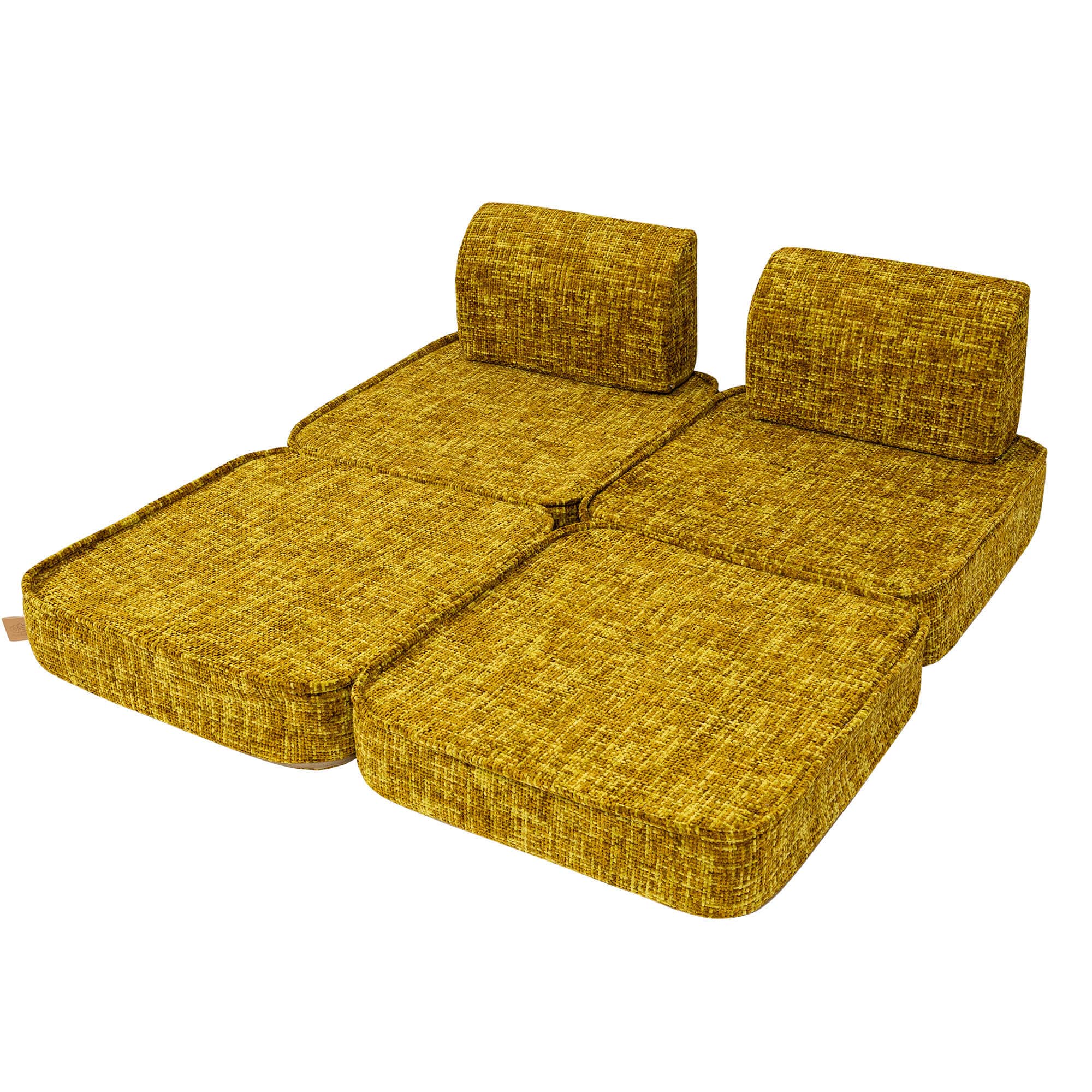 Meowbaby Tangle Sofa Basic – Modular Kids Play Sofa Bed | 4 Pieces