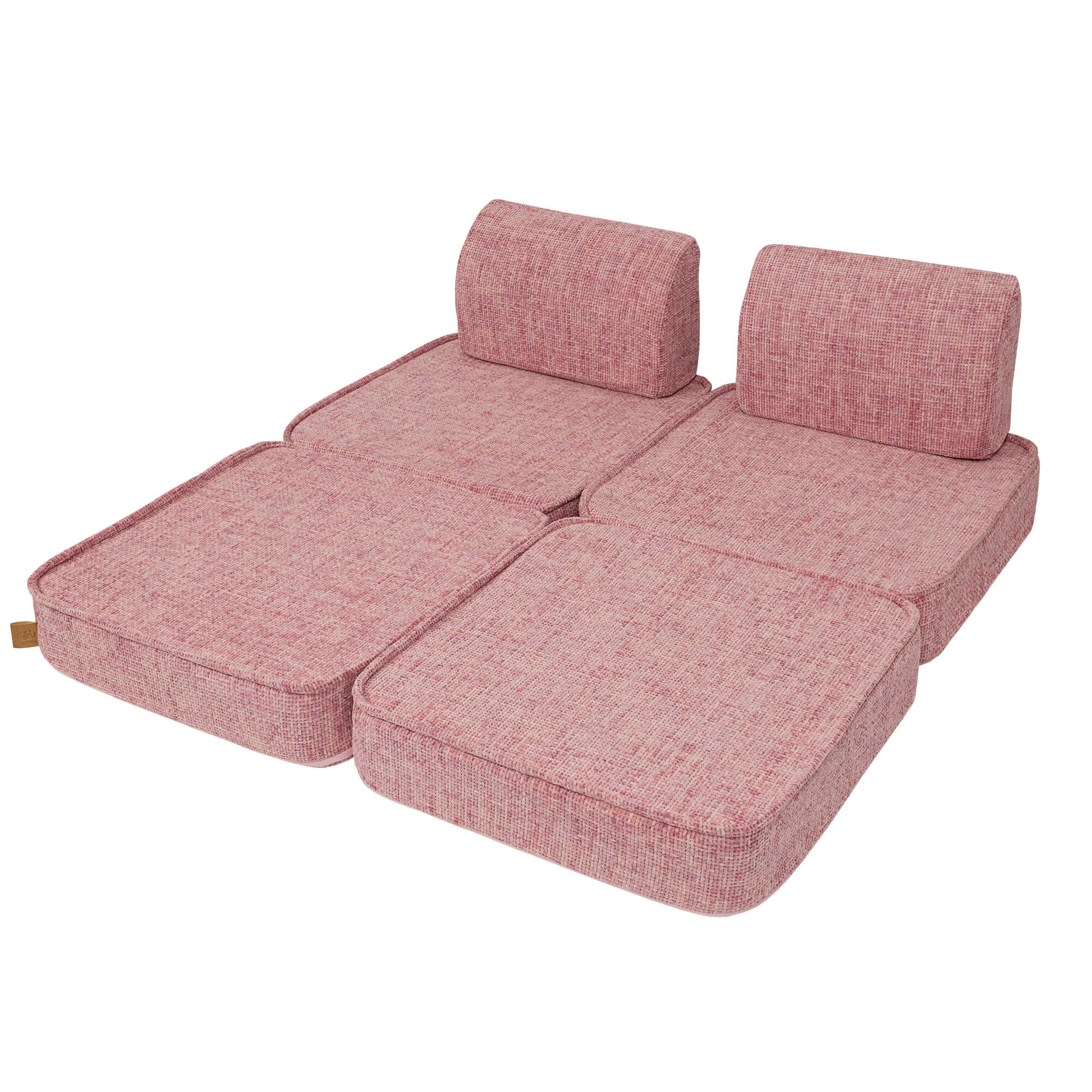 Meowbaby Tangle Sofa Basic – Modular Kids Play Sofa Bed | 4 Pieces