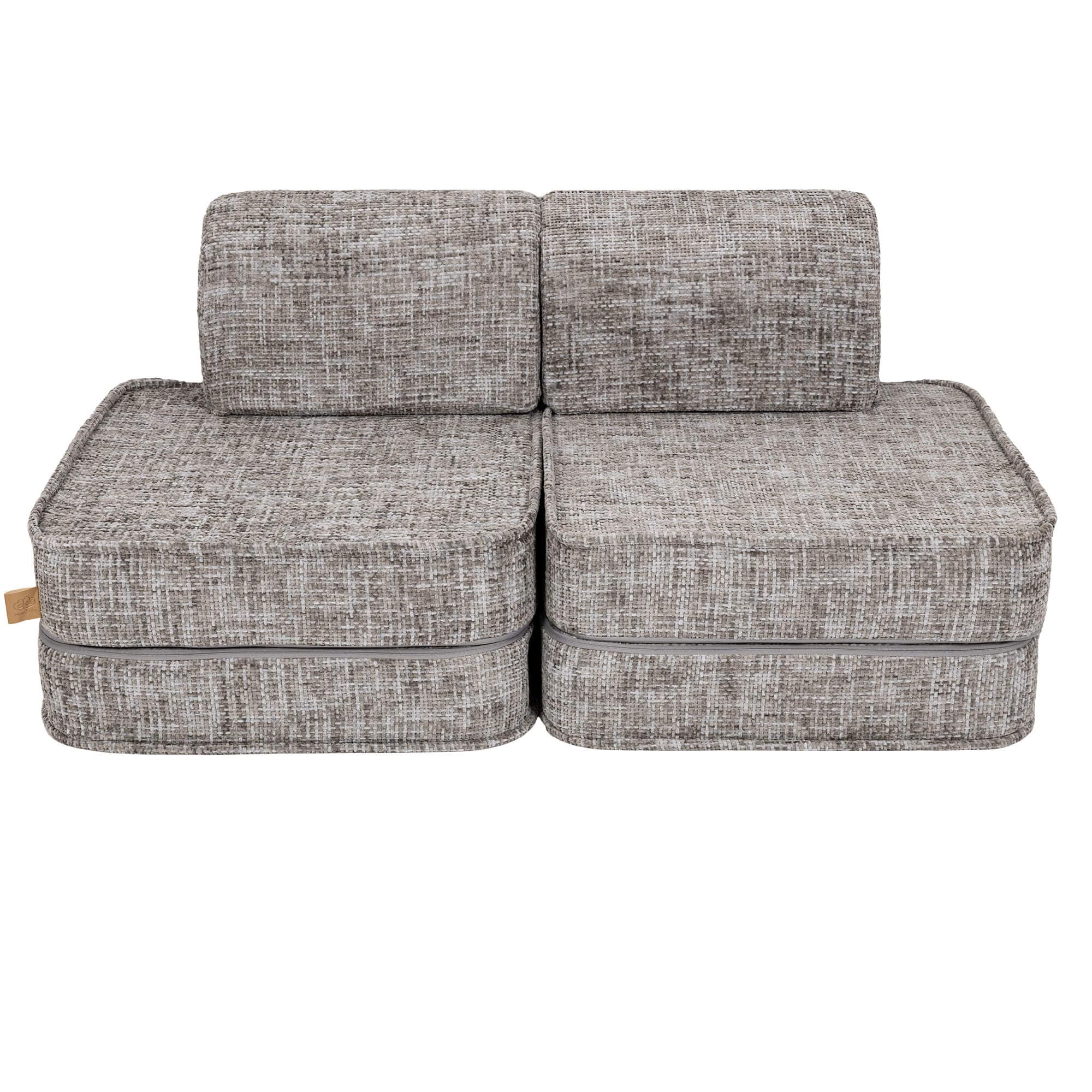 Meowbaby Tangle Sofa Basic – Modular Kids Play Sofa Bed | 4 Pieces