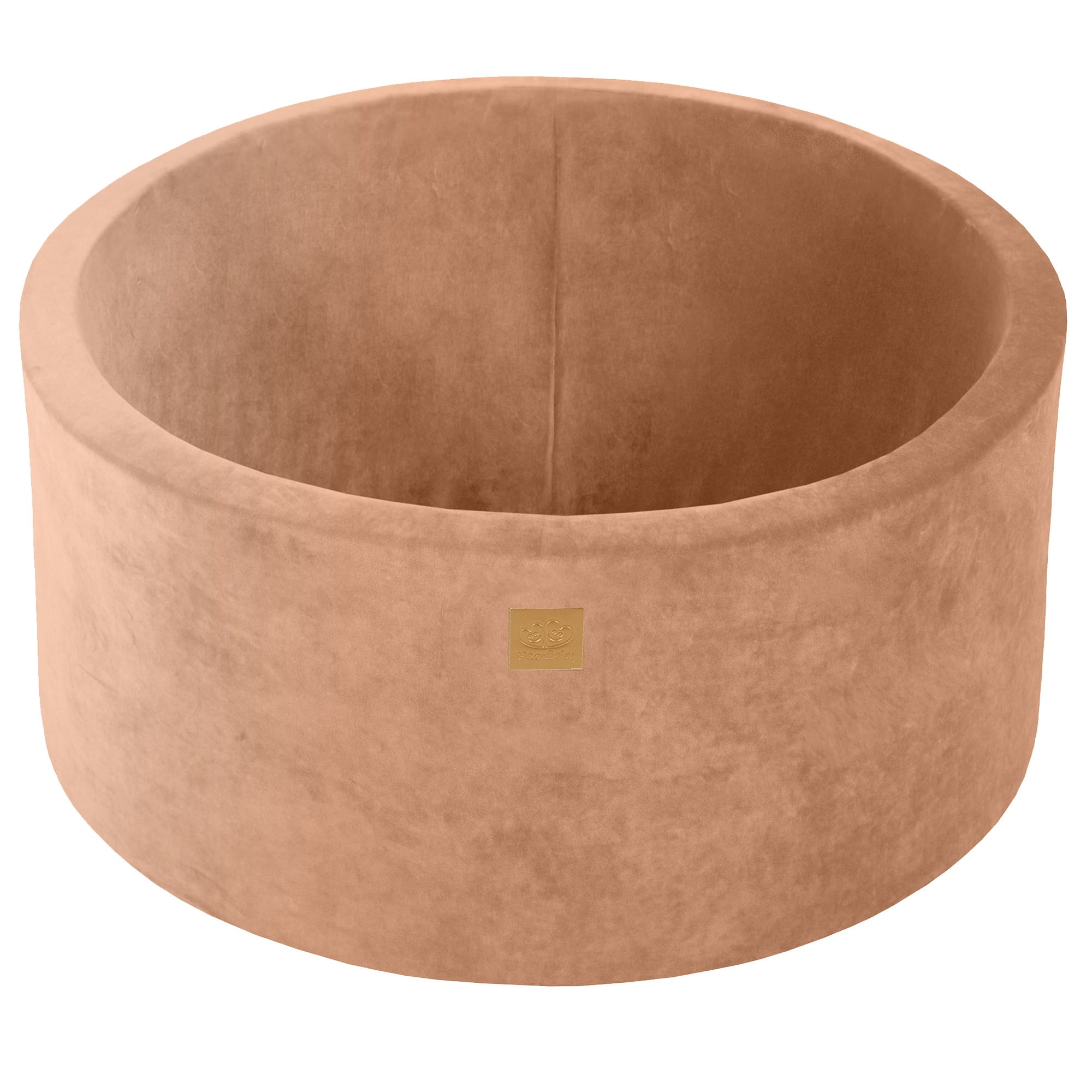Meowbaby Velvet Foam Baby Ball Pit Beige | Balls to Choose