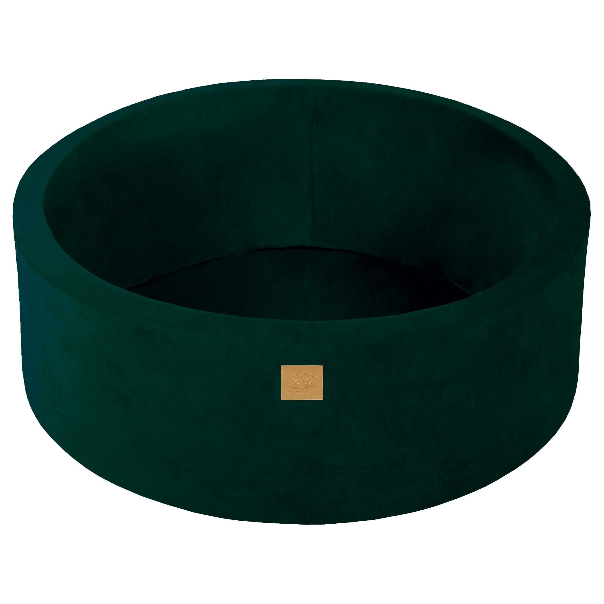 Meowbaby Velvet Foam Baby Ball Pit Dark Green | Balls to Choose