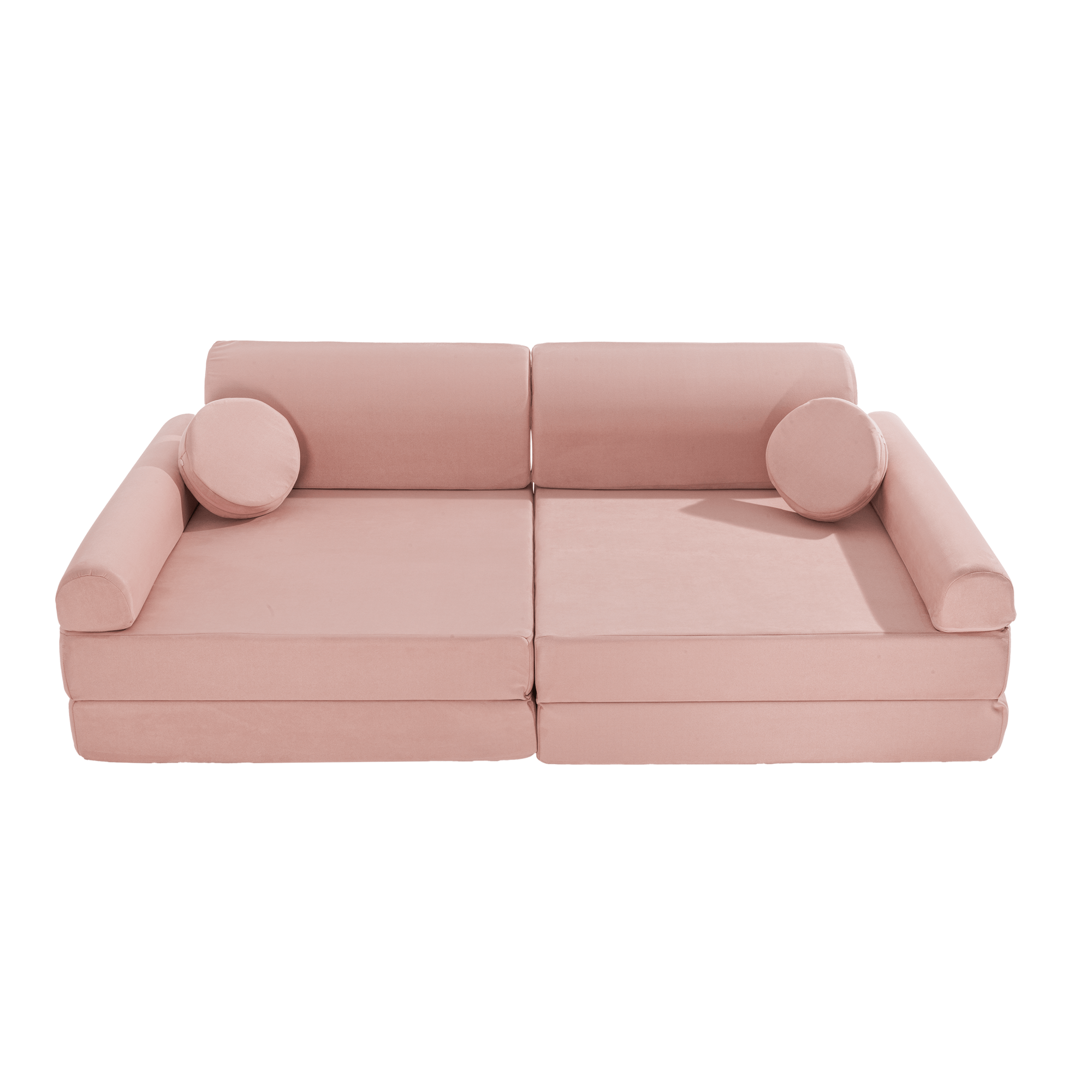 Meowbaby Velvet Kids Play Sofa - Modular Play Couch | 8 Pieces