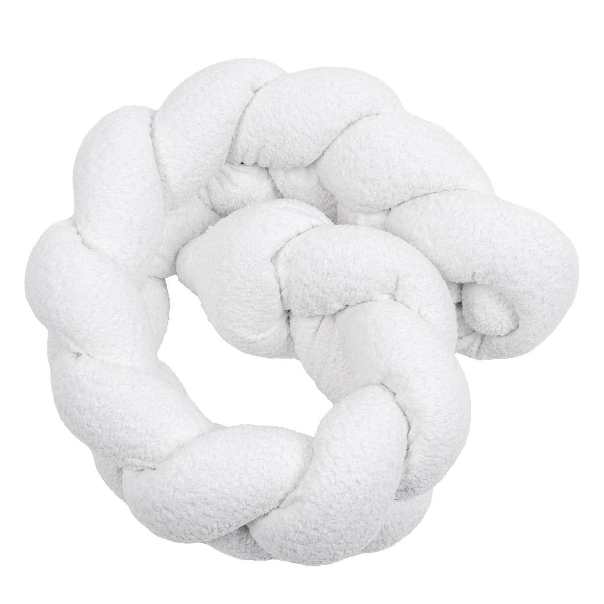 Meowbaby Braided Crib Bumper – Soft Baby Cot Protector | Boucle