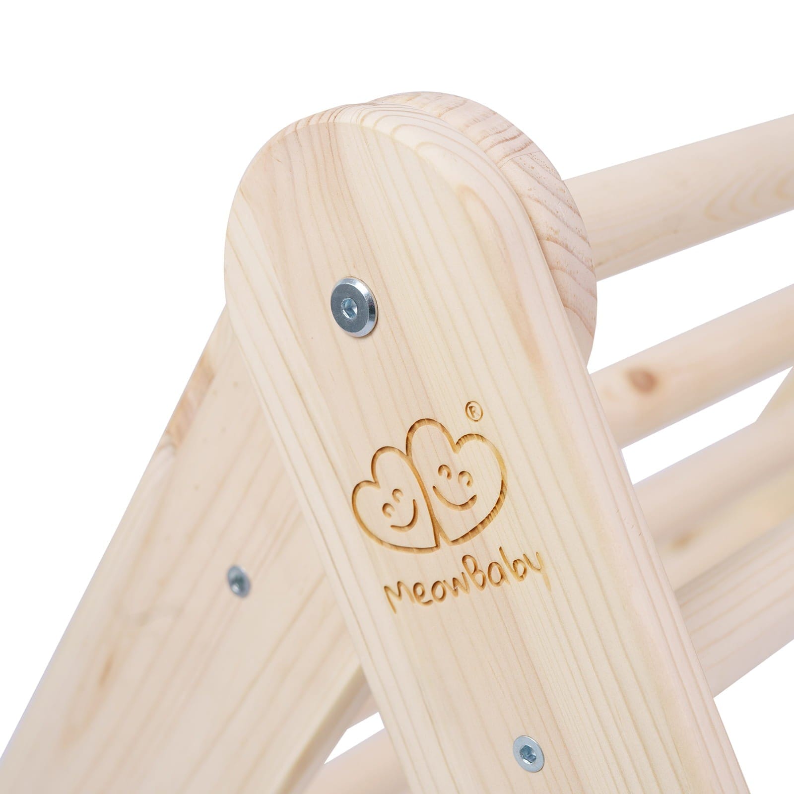 Meowbaby Wooden Climbing Frame for Kids - Montessori Climbing Triangle