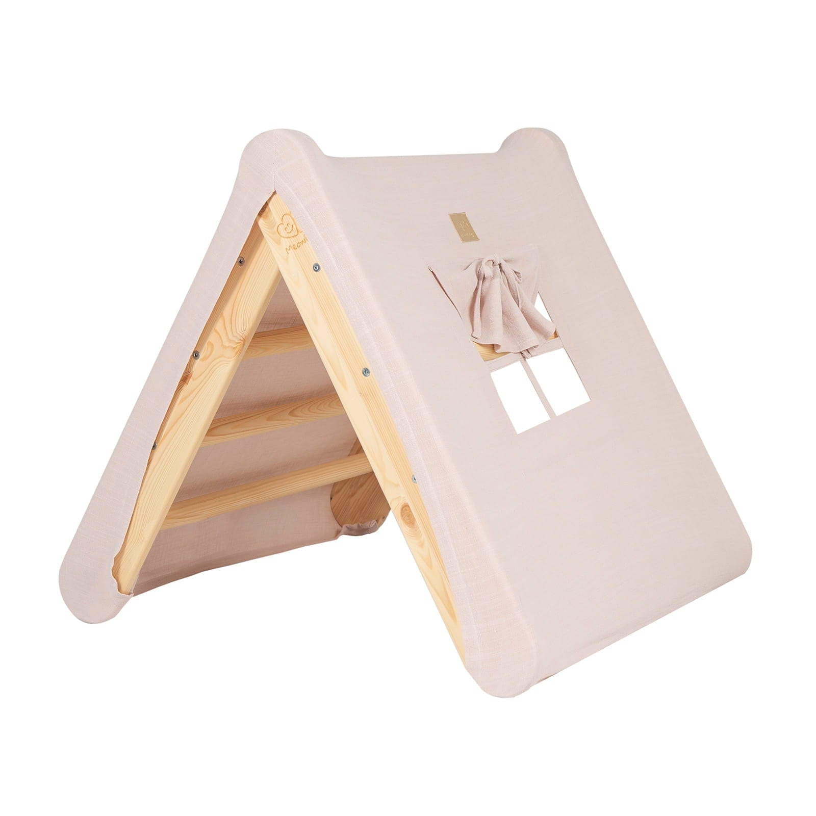 Meowbaby Wooden Climbing Frame for Kids - Montessori Climbing Triangle