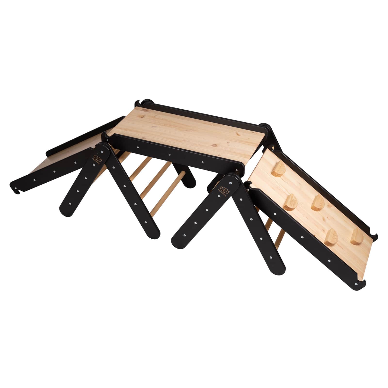 Meowbaby Wooden Climbing Playground Set for Toddler