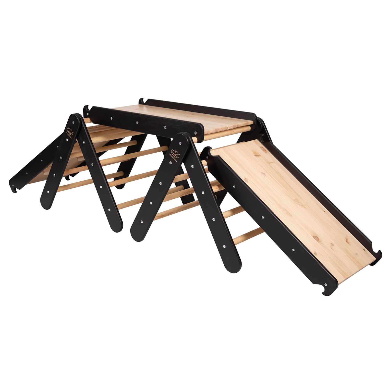 Meowbaby Wooden Climbing Playground Set for Toddler