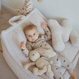 Pouf carré en peluche Bearly