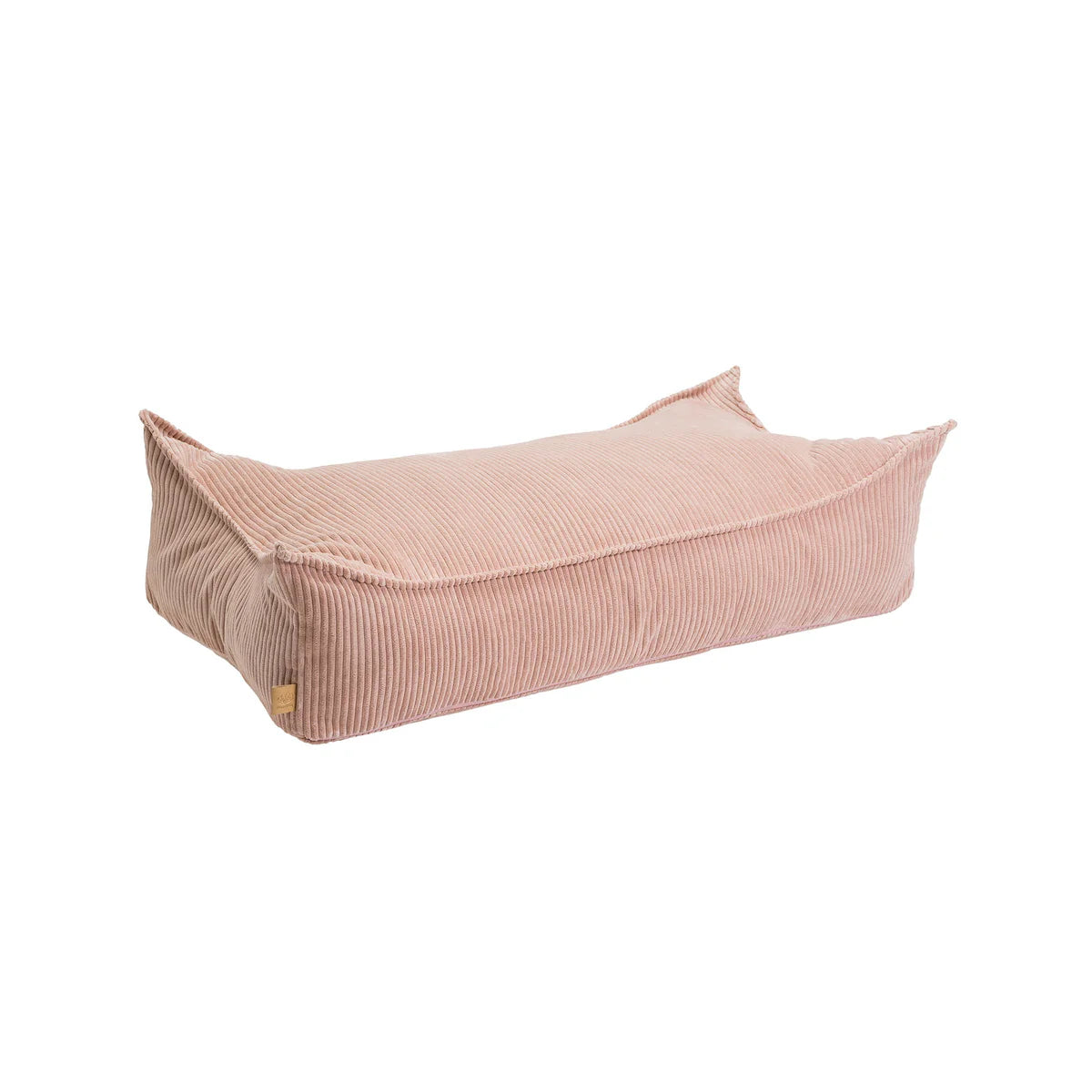 Coussin de sol rectangle en velours Corduroy à larges côtes Aesthetic