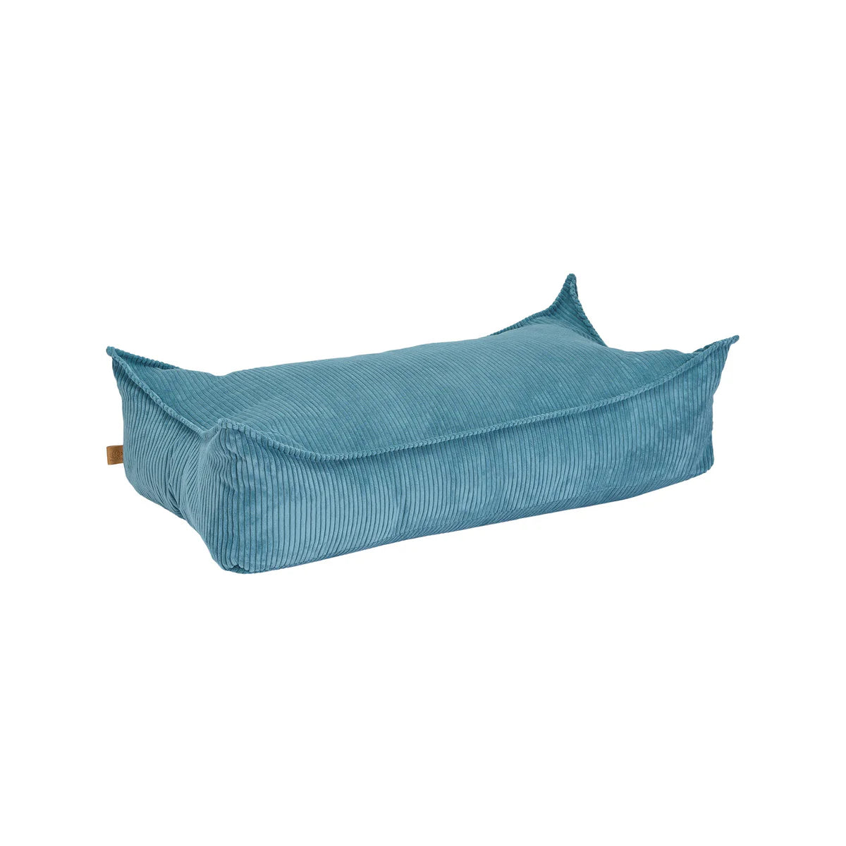 Coussin de sol rectangle en velours Corduroy à larges côtes Aesthetic