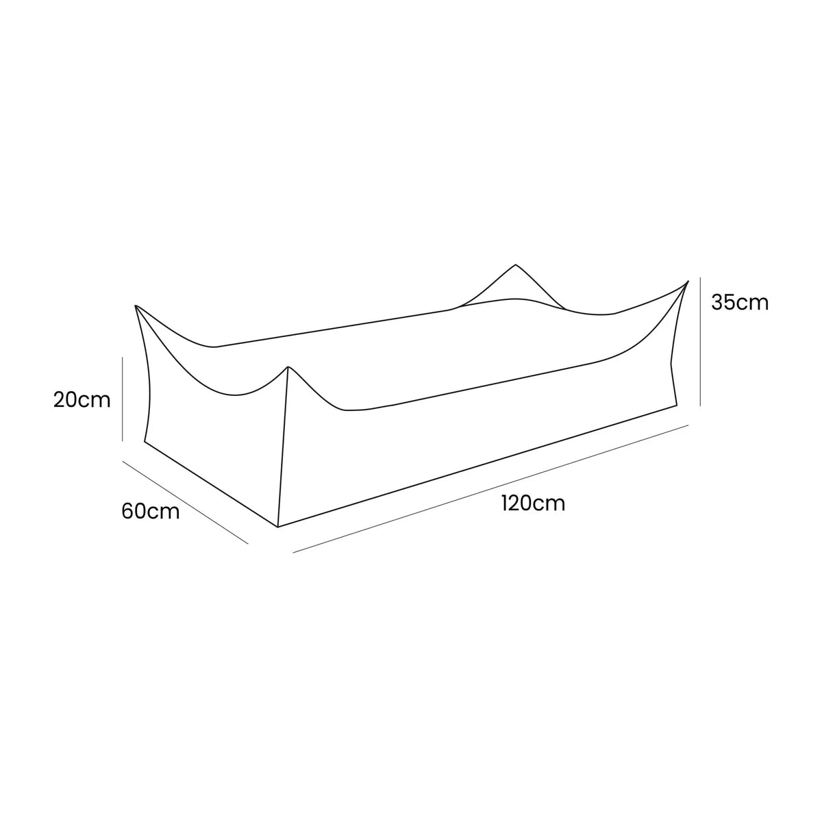 Coussin de sol rectangle en velours Corduroy à larges côtes Aesthetic