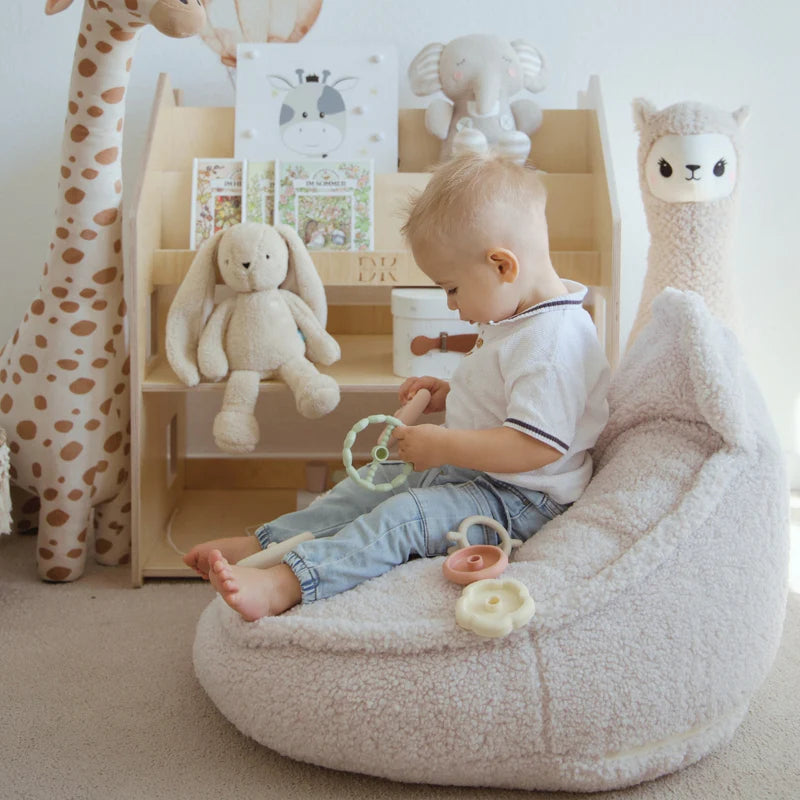 Chaise Bureau Enfant Ergonomique - Double Dossier, Hauteur Réglable, 3 Ans+, 100kg Max - Gris