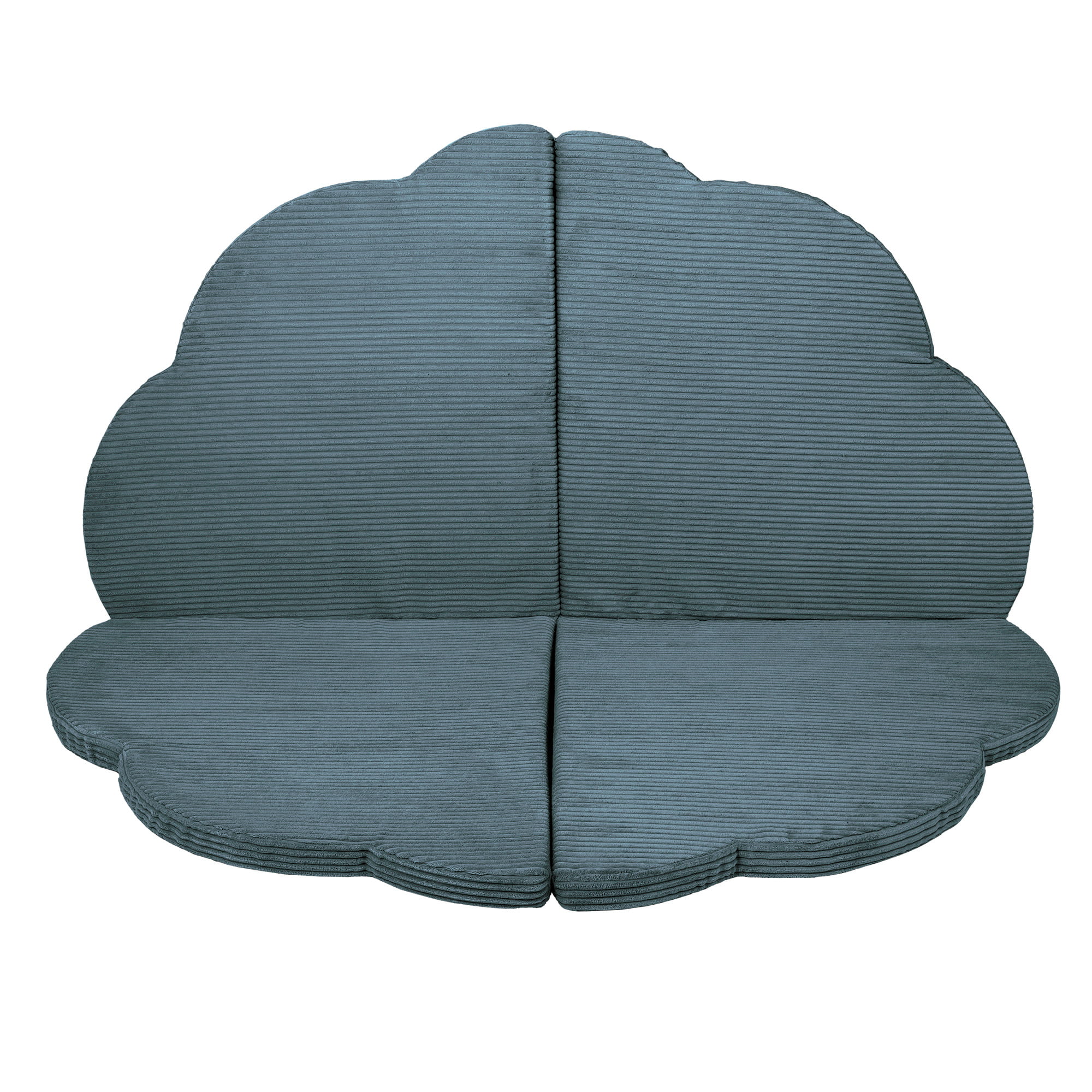 Tapis de jeu nuage en velours Corduroy à larges côtes Aesthetic