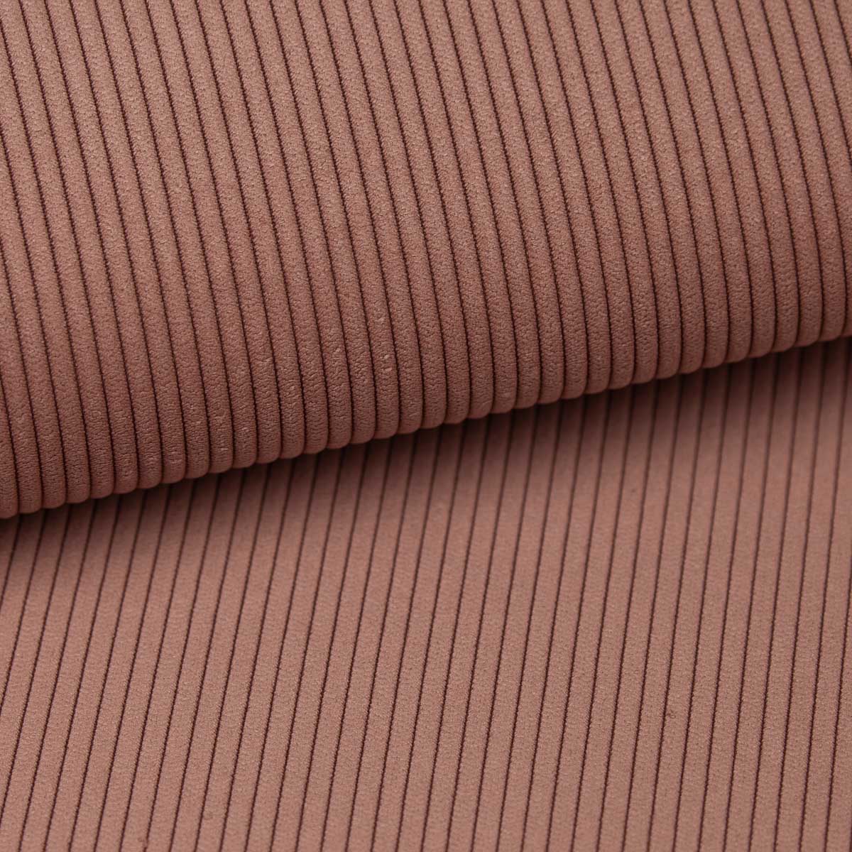 Coussin de sol rond en velours Corduroy à fines côtes Slimcord
