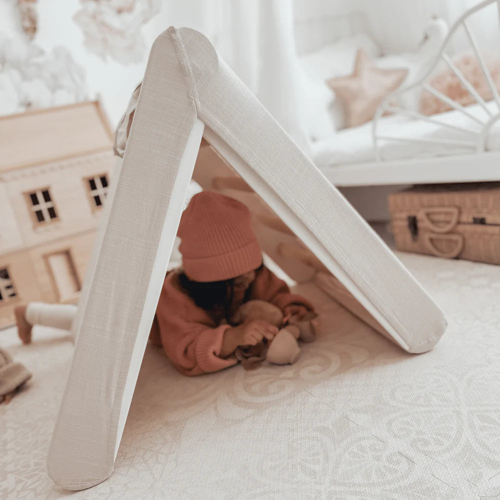 Triangle de Pikler en bois, avec option tente