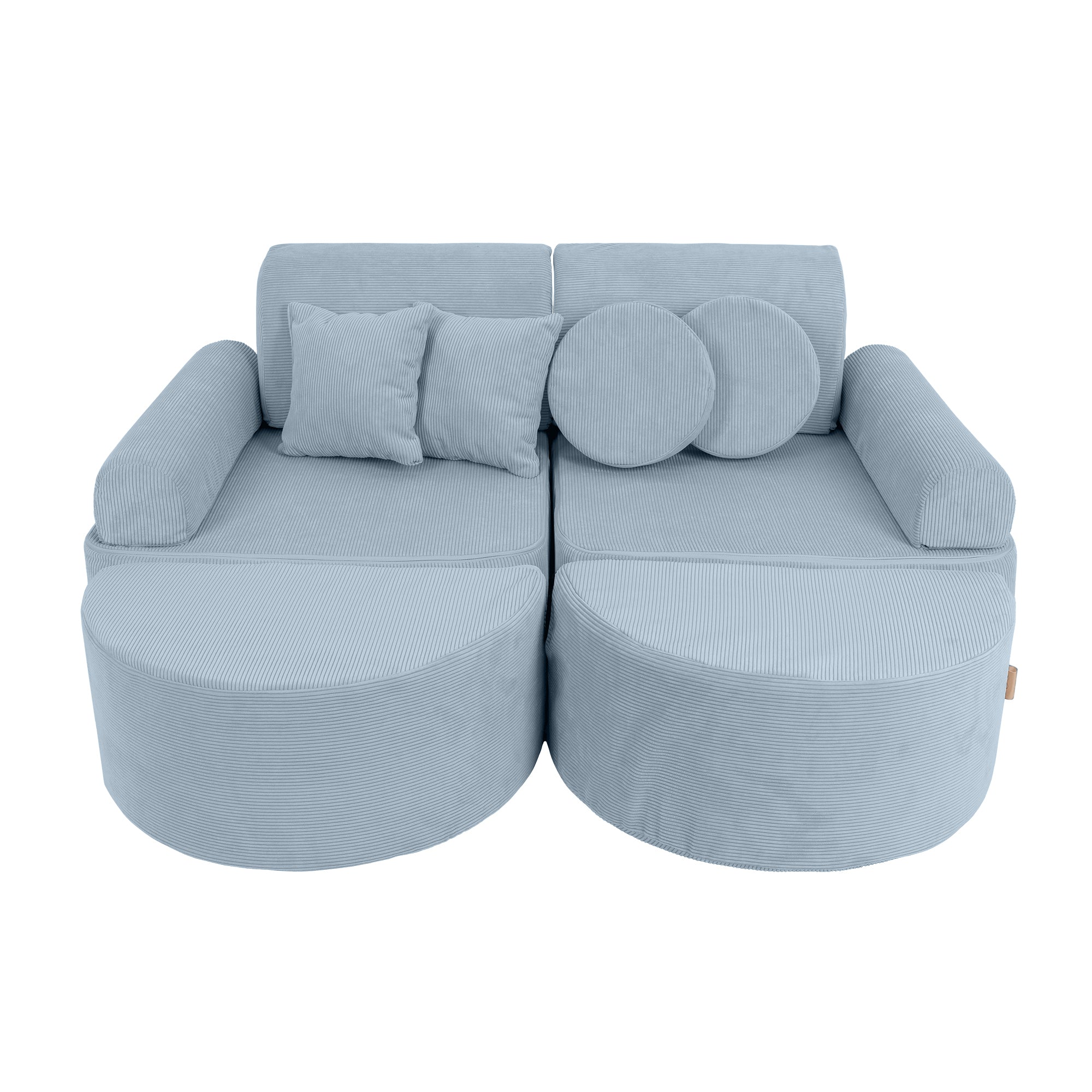 Canapé modulable Pocket en velours Corduroy à fines côtes Slimcord | 12 Pièces