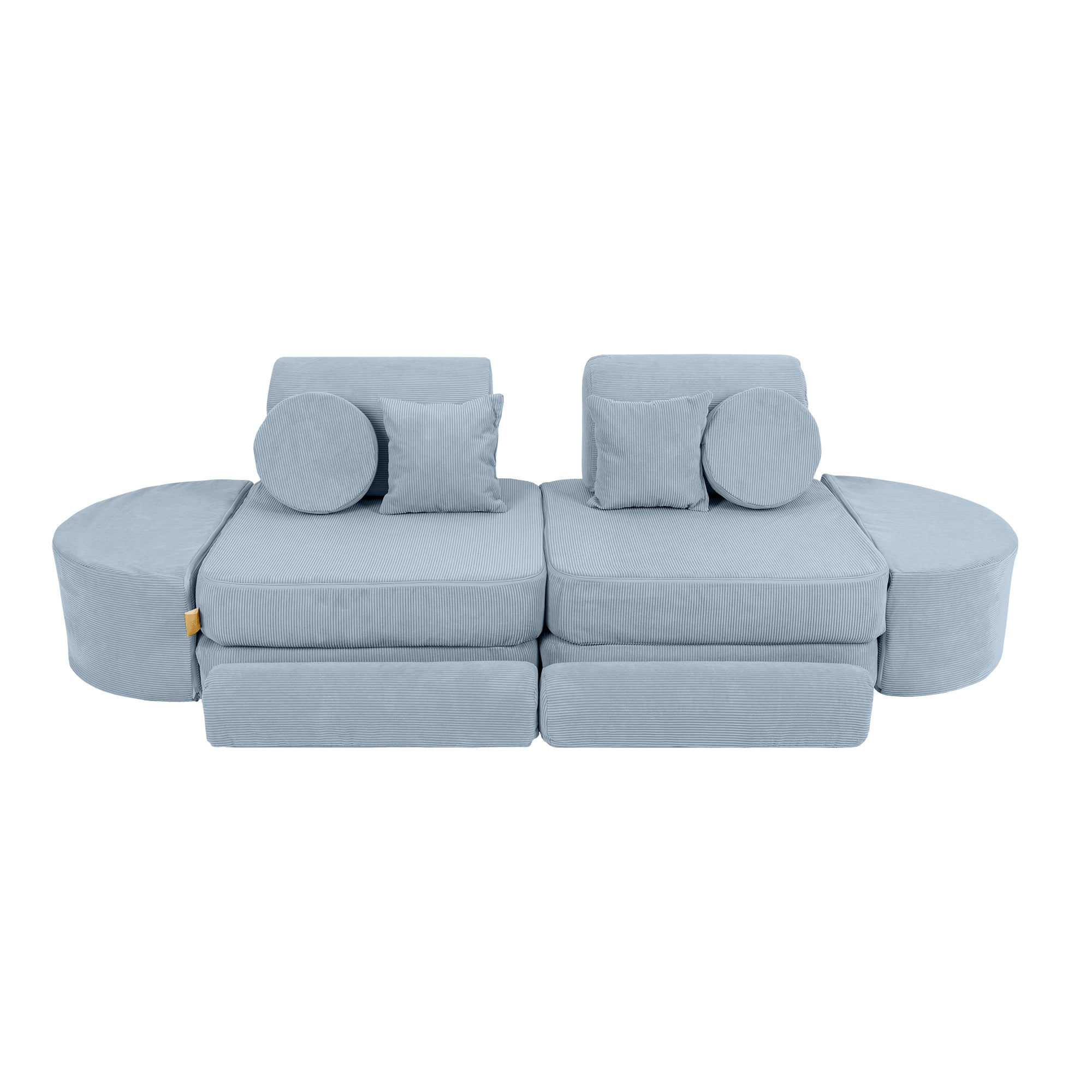 Canapé modulable Pocket en velours Corduroy à fines côtes Slimcord | 12 Pièces